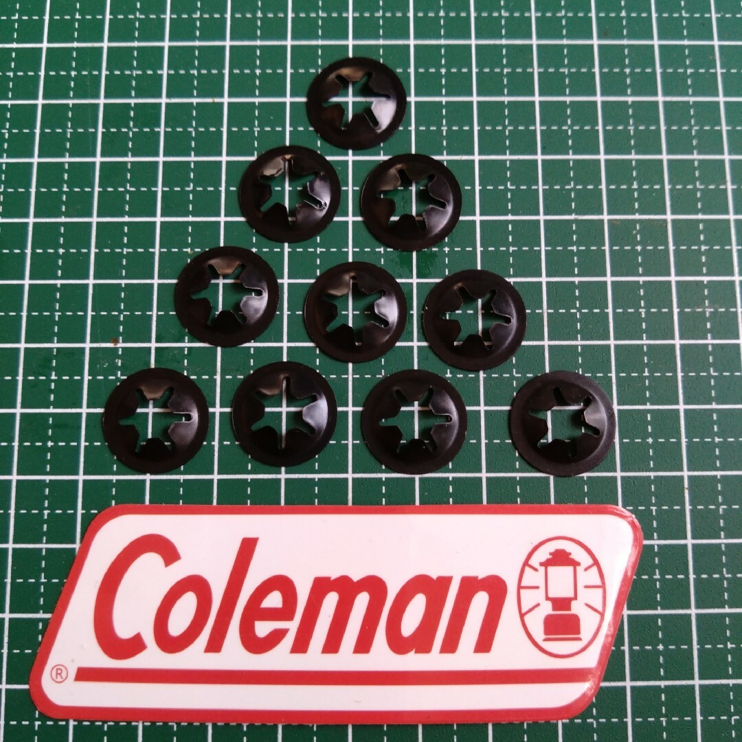 Coleman(コールマン)のコールマン/Coleman　プッシュオンナット  代用品/汎用品　10個 スポーツ/アウトドアのアウトドア(その他)の商品写真