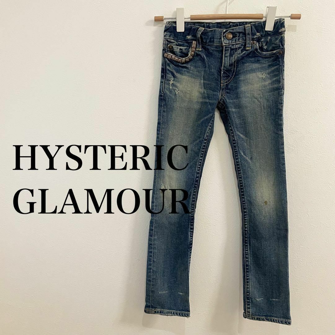 HYSTERIC GLAMOUR(ヒステリックグラマー)のHYSTERIC GLAMOUR  　ヒステリックグラマー   デニム　パンツ キッズ/ベビー/マタニティのキッズ服女の子用(90cm~)(パンツ/スパッツ)の商品写真