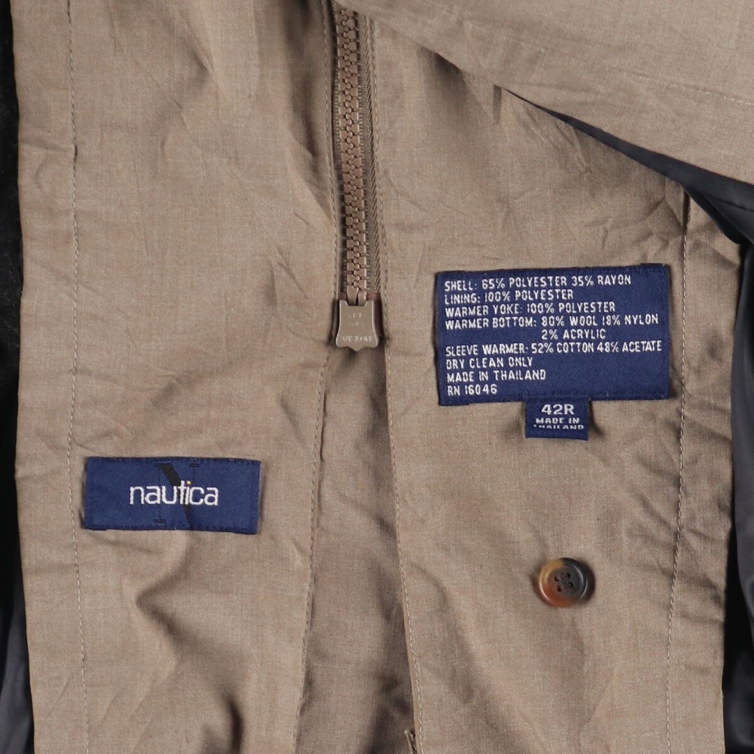 NAUTICA(ノーティカ)の古着 90年代 ノーティカ NAUTICA ステンカラーコート バルマカーンコート メンズXL ヴィンテージ /eaa420774 メンズのジャケット/アウター(ステンカラーコート)の商品写真