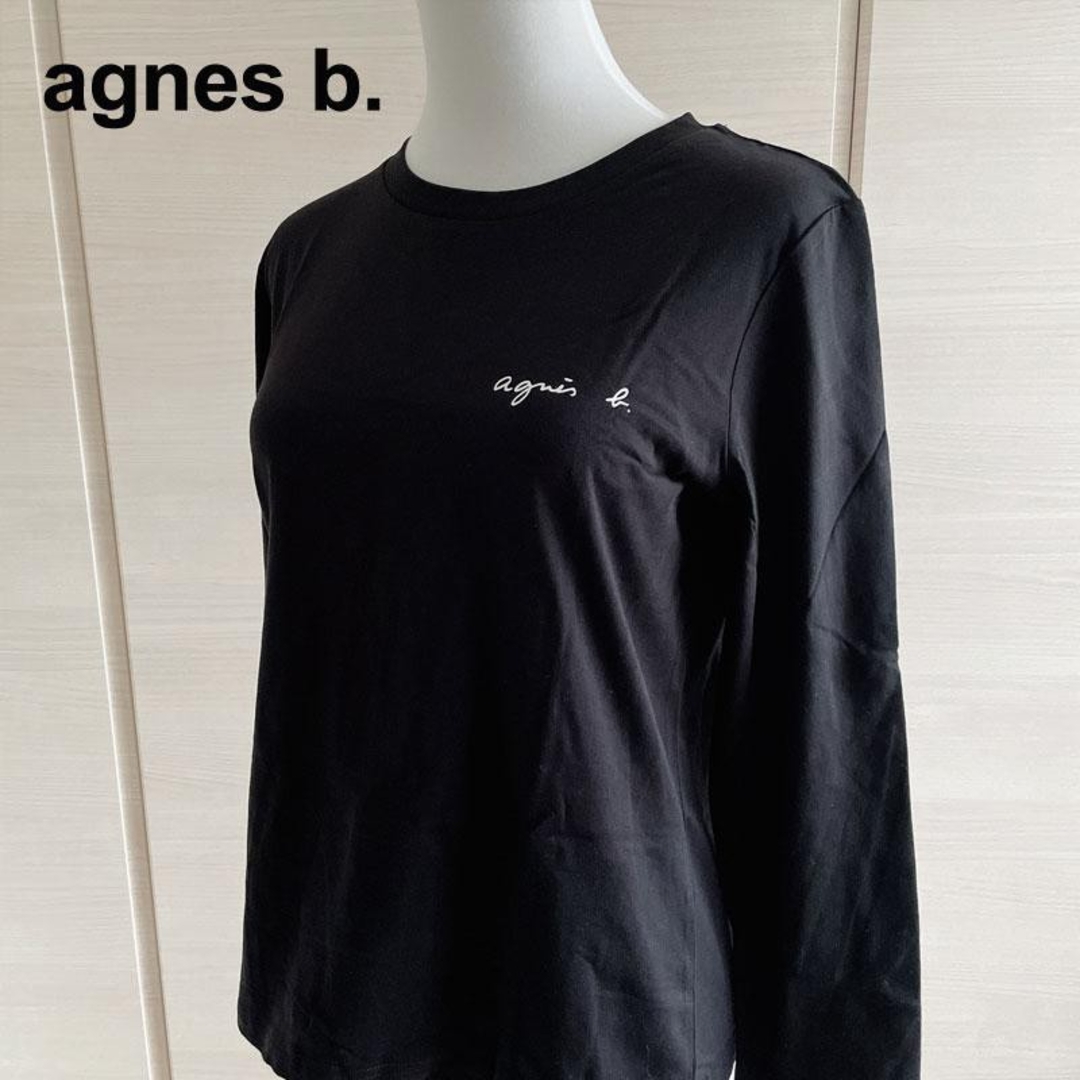 agnes b.(アニエスベー)のアニエスベー ロンT ブラック レディースのトップス(Tシャツ(長袖/七分))の商品写真