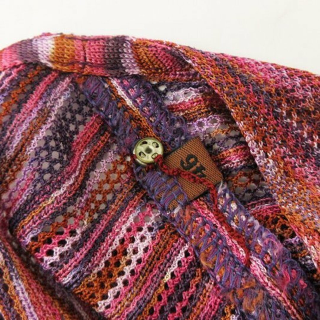 MISSONI(ミッソーニ)のミッソーニ ニット カットソー 半袖 シアー プルオーバー ピンク系 46 レディースのトップス(ニット/セーター)の商品写真