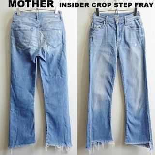 マザー(mother)のMOTHER　INSIDER CROP STEP FRAY　W65　ストレッチ(デニム/ジーンズ)