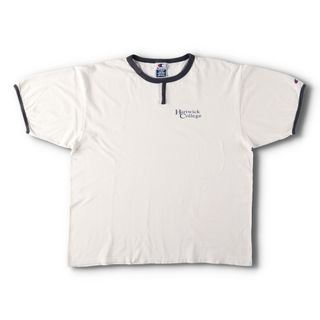 チャンピオン(Champion)の古着 90年代 チャンピオン Champion カレッジ リンガーTシャツ USA製 メンズXL ヴィンテージ /evb005138(Tシャツ/カットソー(半袖/袖なし))