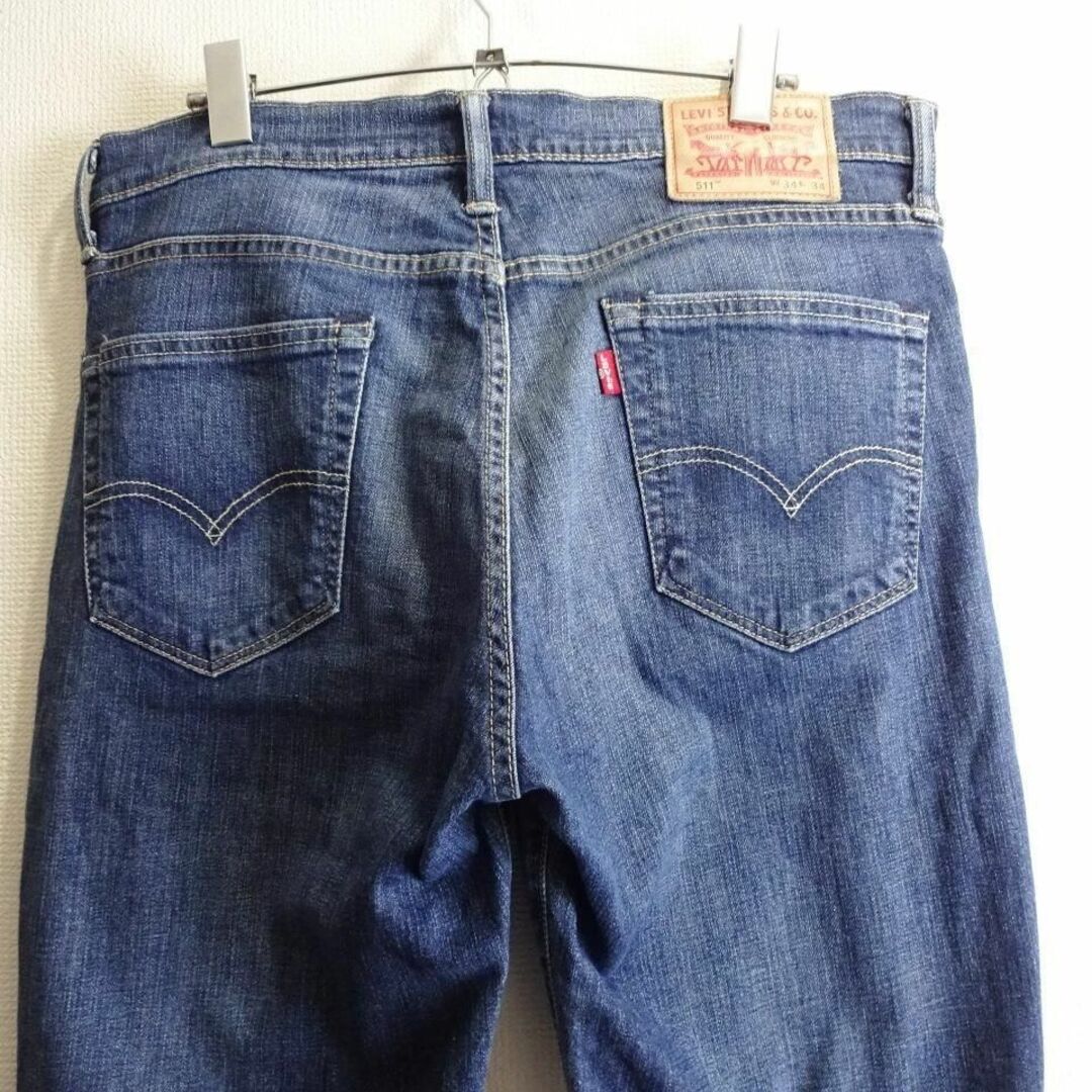 Levi's(リーバイス)のリーバイス　511　W86cm　スリムデニム　ストレッチ　藍青　Sz.34 メンズのパンツ(デニム/ジーンズ)の商品写真