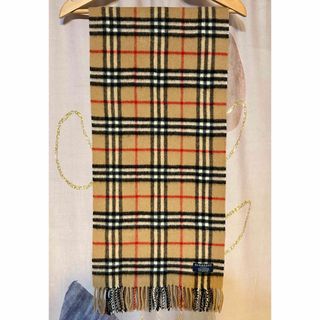 バーバリー(BURBERRY)のバーバリー ロンドン ノバチェック カシミヤ 100% マフラー イングランド製(マフラー)