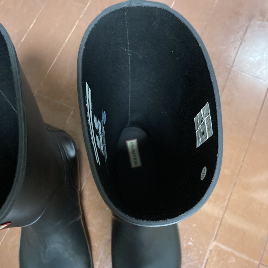 HUNTER(ハンター)のHUNTER レインブーツ　UK9 28cm ブラック メンズ メンズの靴/シューズ(長靴/レインシューズ)の商品写真