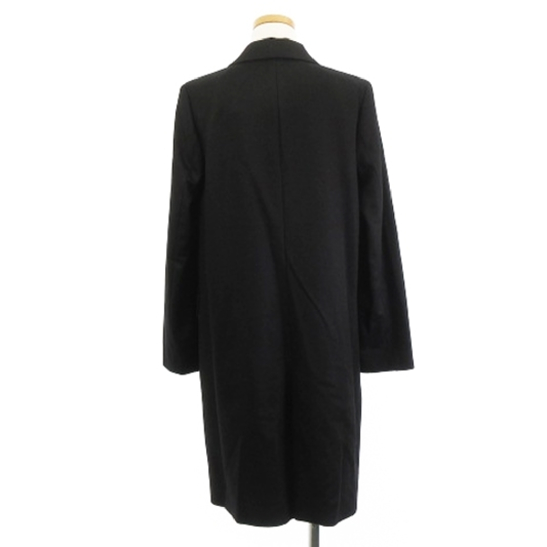 UNIQLO(ユニクロ)のユニクロ UNIQLO ウール カシミヤ チェスター コート 黒 ブラック M レディースのジャケット/アウター(その他)の商品写真