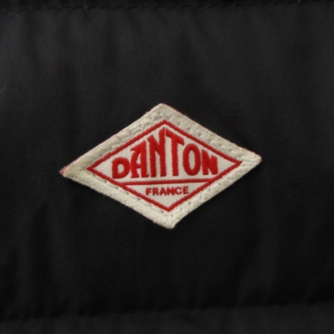 DANTON(ダントン)のダントン DANTON ダウン ジャケット ノーカラー 黒 ブラック M レディースのジャケット/アウター(ダウンジャケット)の商品写真