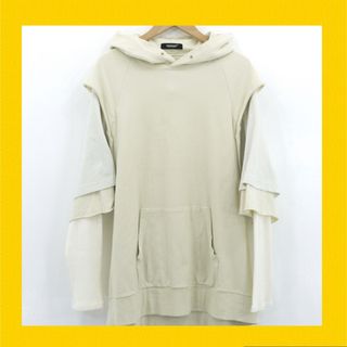 アンダーカバー(UNDERCOVER)の本物 アンダーカバー レイヤード スウェットパーカー tシャツ スニーカー(パーカー)