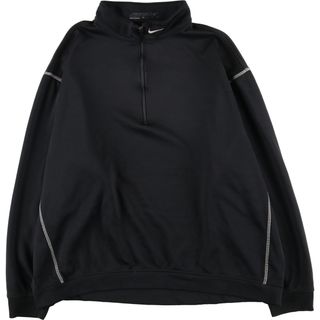 ナイキ(NIKE)の古着 ナイキ NIKE THERMA-FIT ハーフジップ ジャージプルオーバー メンズXL  /eaa425140(その他)