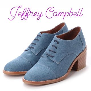 JEFFREY CAMPBELL - JeffreyCampbell デニムレースアップシューズ ジェフリーキャンベル