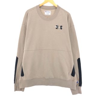 チャンピオン(Champion)の古着 チャンピオン Champion AUTHENTIC ATHLETICWEAR ワンポイントロゴスウェットシャツ トレーナー メンズXL /eaa426393(スウェット)