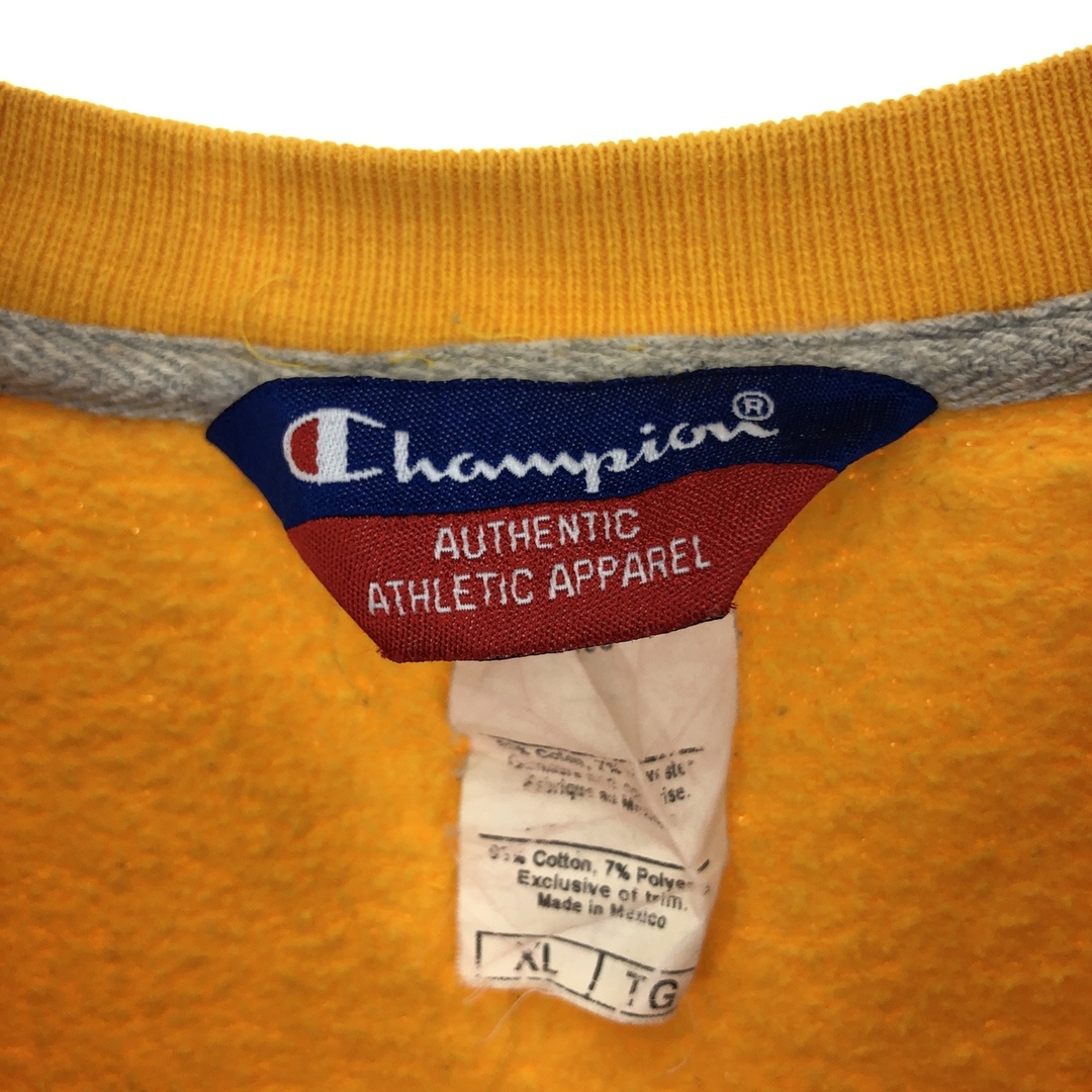 Champion(チャンピオン)の古着 00年代 チャンピオン Champion AUTHENTIC ATHLETIC APPAREL カレッジスウェットシャツ トレーナー メンズXL /eaa426394 メンズのトップス(スウェット)の商品写真