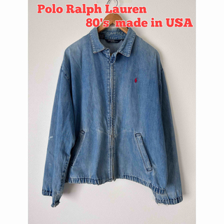 ポロラルフローレン(POLO RALPH LAUREN)のPolo Ralph Lauren スウィングトップ　ブルゾン　80's USA(ブルゾン)
