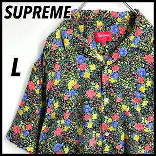 シュプリーム(Supreme)の【即完売モデル】シュプリーム 総柄 花柄 ボタニカル 半袖シャツ 入手困難 L(シャツ)