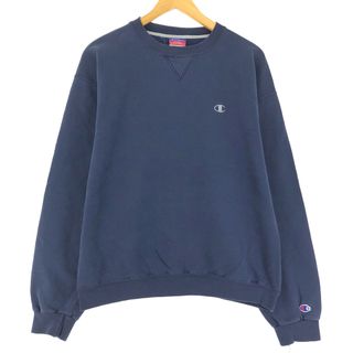 チャンピオン(Champion)の古着 00年代 チャンピオン Champion AUTHENTIC ATHLETIC APPAREL ワンポイントロゴスウェットシャツ トレーナー メンズL /eaa426388(スウェット)