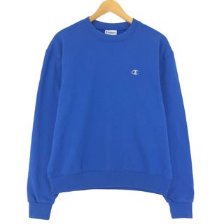 チャンピオン(Champion)の古着 チャンピオン Champion ECO AUTHENTIC ワンポイントロゴスウェットシャツ トレーナー メンズM /eaa426390(スウェット)