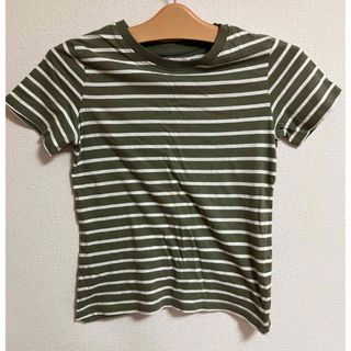 エイチアンドエム(H&M)のH&M BASIC エイチアンドエム キッズ トップスTシャツ ボーダー 140(Tシャツ/カットソー)