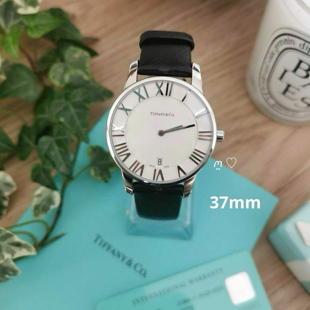 Tiffany & Co.(ティファニー)のティファニー　アトラスドーム　クォーツ腕時計　レザーベルト　ウォッチ レディースのファッション小物(腕時計)の商品写真