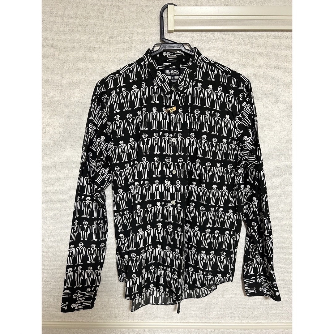 BLACK COMME des GARCONS(ブラックコムデギャルソン)の【値下げ】ブラックコムデギャルソン　柄シャツ メンズのトップス(Tシャツ/カットソー(七分/長袖))の商品写真