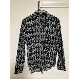 ブラックコムデギャルソン(BLACK COMME des GARCONS)の【値下げ】ブラックコムデギャルソン　柄シャツ(Tシャツ/カットソー(七分/長袖))