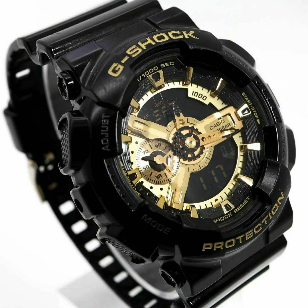 G-SHOCK(ジーショック)の《人気》G-SHOCK 腕時計 ブラック アナデジ メンズ ラバー c メンズの時計(腕時計(アナログ))の商品写真