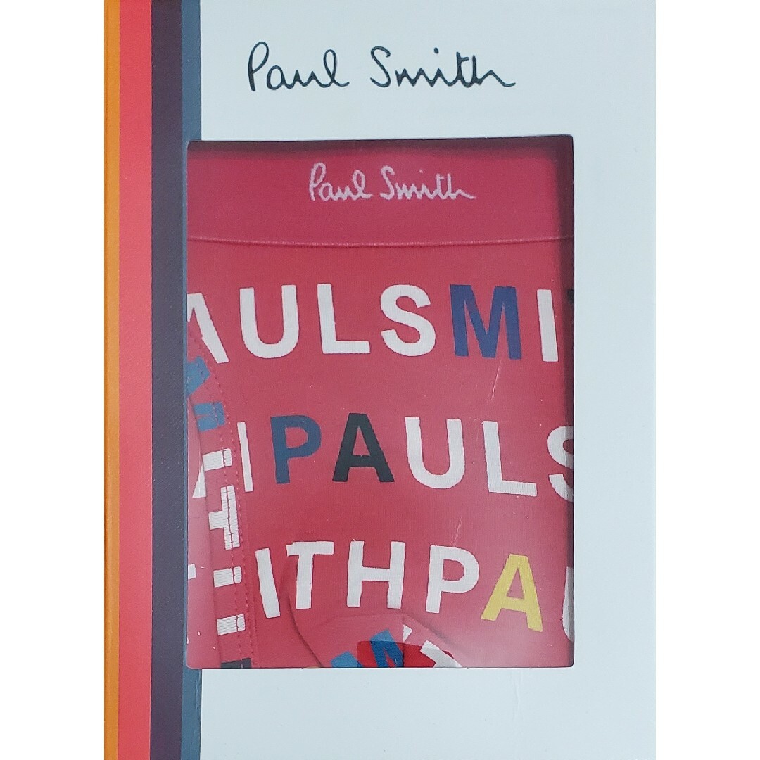 Paul Smith(ポールスミス)のポールスミス　新品　メンズ　ボクサーパンツ(ロゴ/ピンクM) メンズのアンダーウェア(ボクサーパンツ)の商品写真