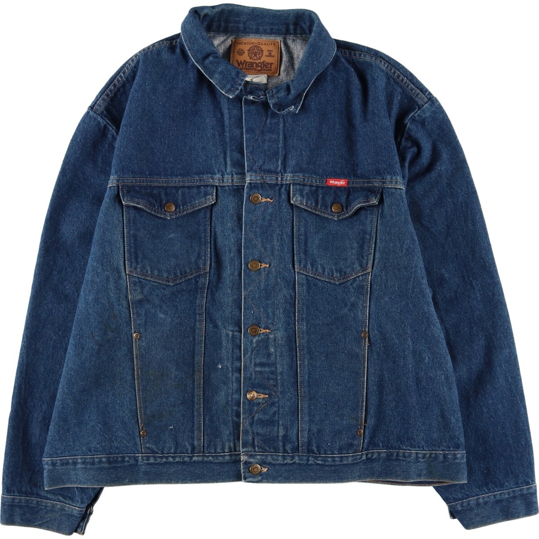 Wrangler(ラングラー)の古着 ビッグサイズ ラングラー Wrangler デニムジャケット Gジャン メンズXXXL /eaa424715 メンズのジャケット/アウター(Gジャン/デニムジャケット)の商品写真