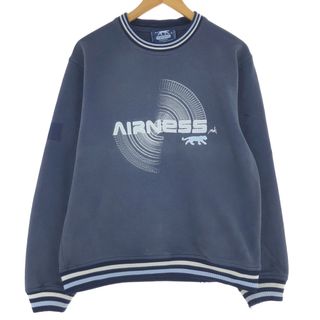 古着 AIRNESS ロゴスウェットシャツ トレーナー メンズM /eaa426344(スウェット)