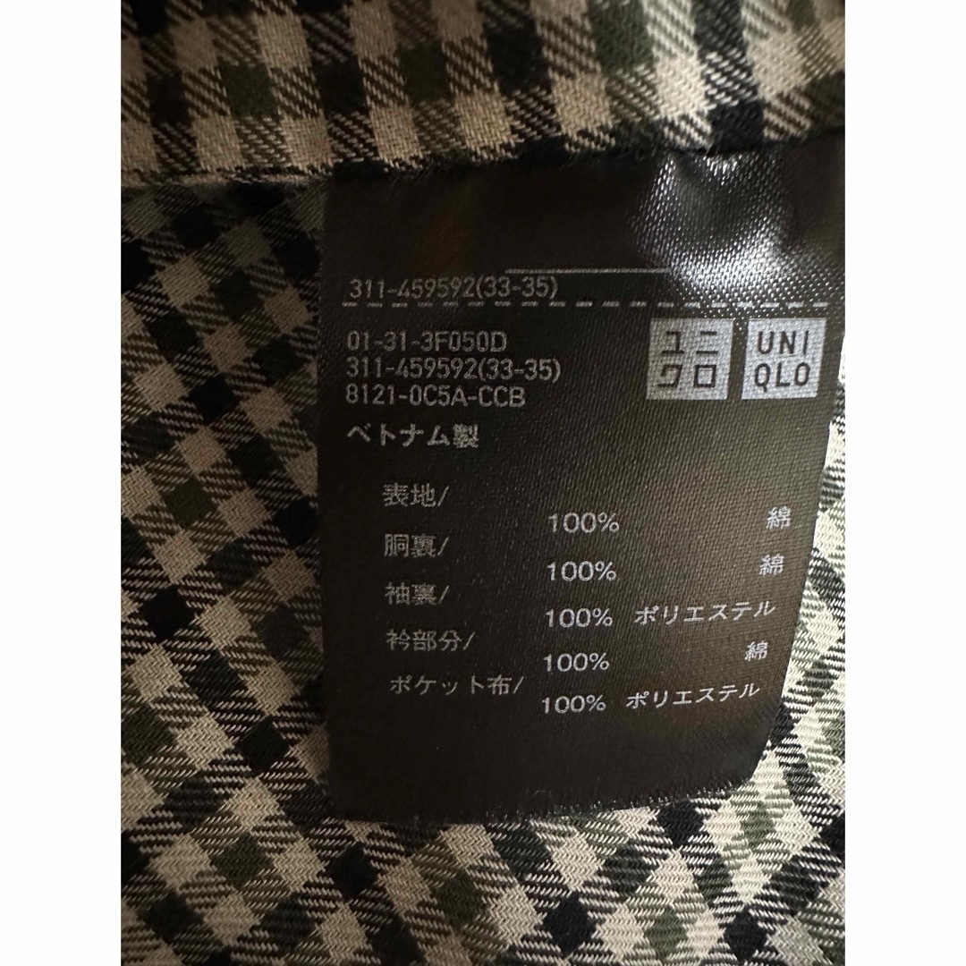 UNIQLO(ユニクロ)のユニクロ　ユーティリティショートブルゾン　Mサイズ　57 OLIVE メンズのジャケット/アウター(ブルゾン)の商品写真