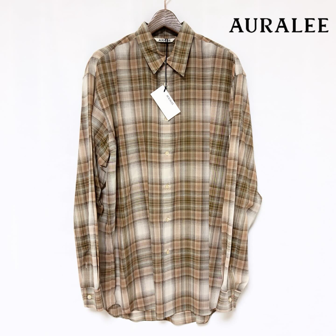 貿易保証 AURALEE WOOL RECYCLED CLOTH SHIRTS