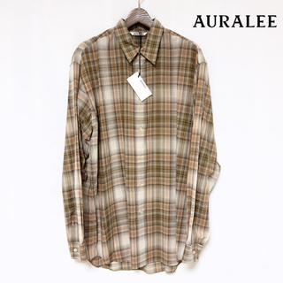 オーラリー(AURALEE)のAURALEE WOOL RECYCLED  CLOTH SHIRTS(シャツ)