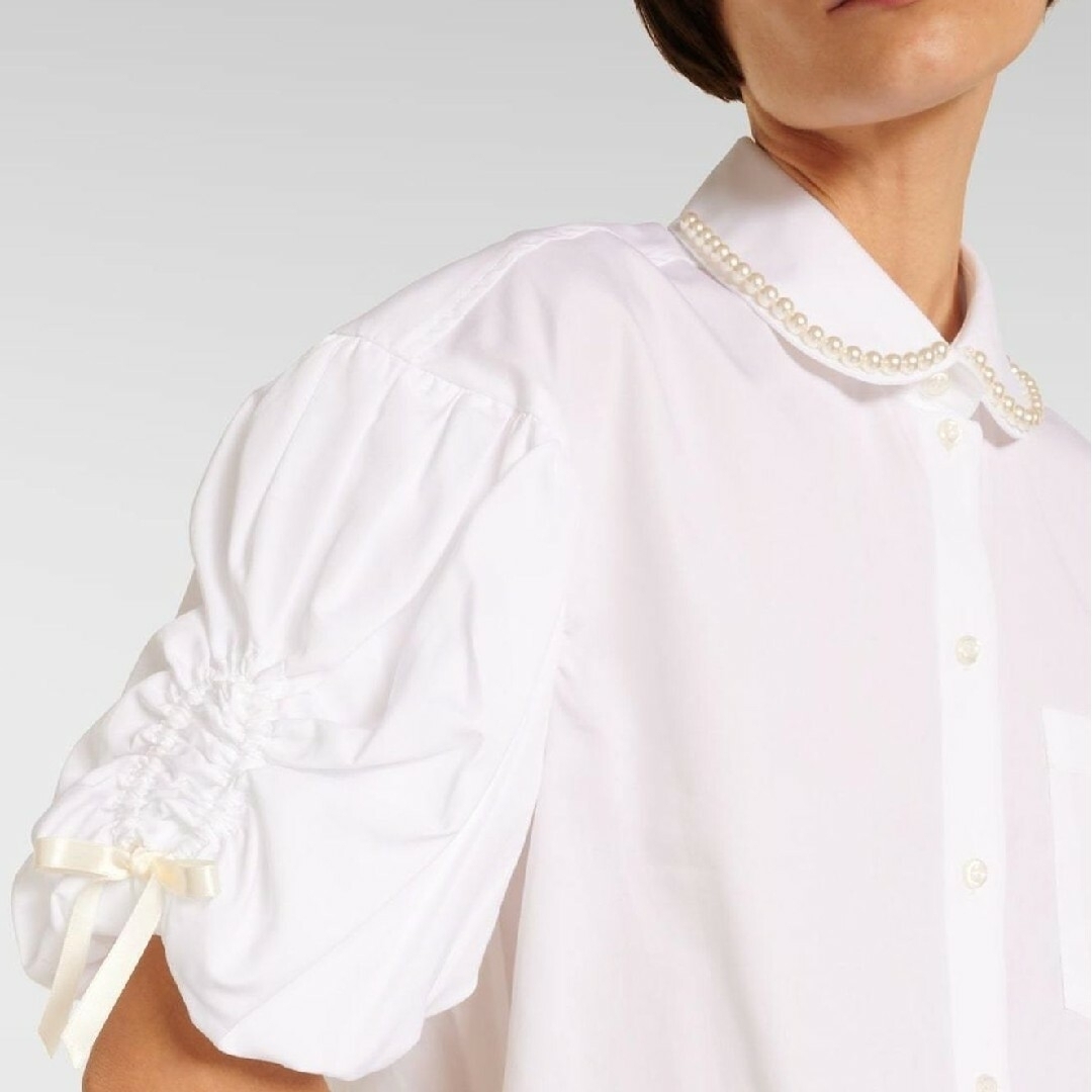 Drawer(ドゥロワー)のdrawer Simone Rocha シモーンロシヤ パフスリーブブラウス レディースのトップス(シャツ/ブラウス(半袖/袖なし))の商品写真