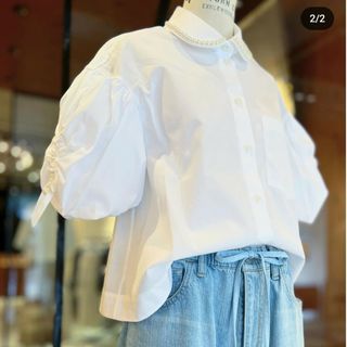 drawer Simone Rocha シモーンロシヤ パフスリーブブラウス