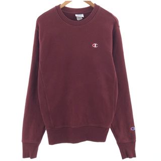 チャンピオン(Champion)の古着 チャンピオン Champion REVERSE WEAVE リバースウィーブ ワンポイントロゴスウェットシャツ トレーナー メンズM /eaa391313(スウェット)