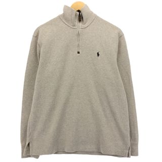 ラルフローレン(Ralph Lauren)の古着 ラルフローレン Ralph Lauren POLO RALPH LAUREN コットンニットハーフジップセーター メンズM /eaa421772(ニット/セーター)