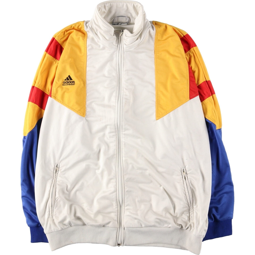 古着 90年代 アディダス adidas EQUIPMENT エキップメント バックプリント ジャージ トラックジャケット メンズL ヴィンテージ /eaa425421