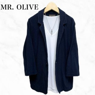 Mr.OLIVE - MR.OLIVE 七分袖ジャケット　日本製　テーラードジャケット