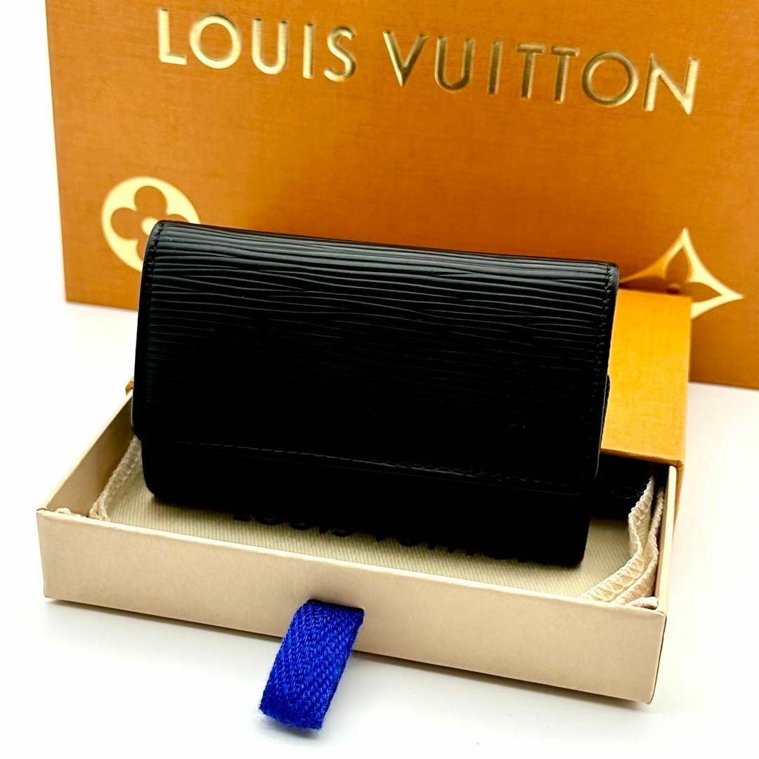 LOUIS VUITTON(ルイヴィトン)のヴィトン エピ キーケース ６連 ミュルティクレ６ ブラック ビトン ビィトン メンズのファッション小物(キーケース)の商品写真