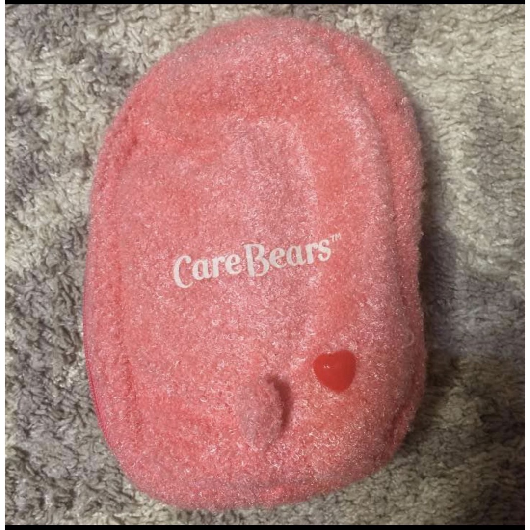 CareBears(ケアベア)のケアベア ポーチ ラブアロットベア ピンク ハート デジカメケース エンタメ/ホビーのおもちゃ/ぬいぐるみ(キャラクターグッズ)の商品写真