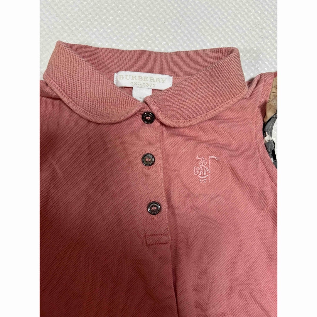 BURBERRY(バーバリー)のバーバリー　半袖ロンパース　80 キッズ/ベビー/マタニティのベビー服(~85cm)(ロンパース)の商品写真