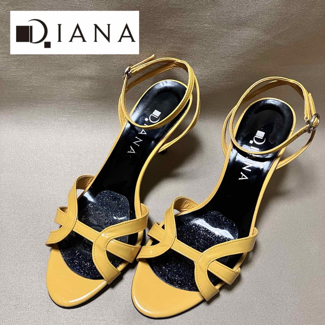 DIANA(ダイアナ)のDIANA アンクルストラップ サンダル ミュール SIZE 24.5 レディースの靴/シューズ(サンダル)の商品写真