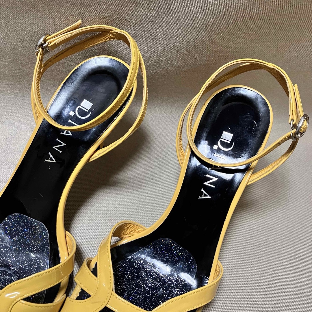 DIANA(ダイアナ)のDIANA アンクルストラップ サンダル ミュール SIZE 24.5 レディースの靴/シューズ(サンダル)の商品写真
