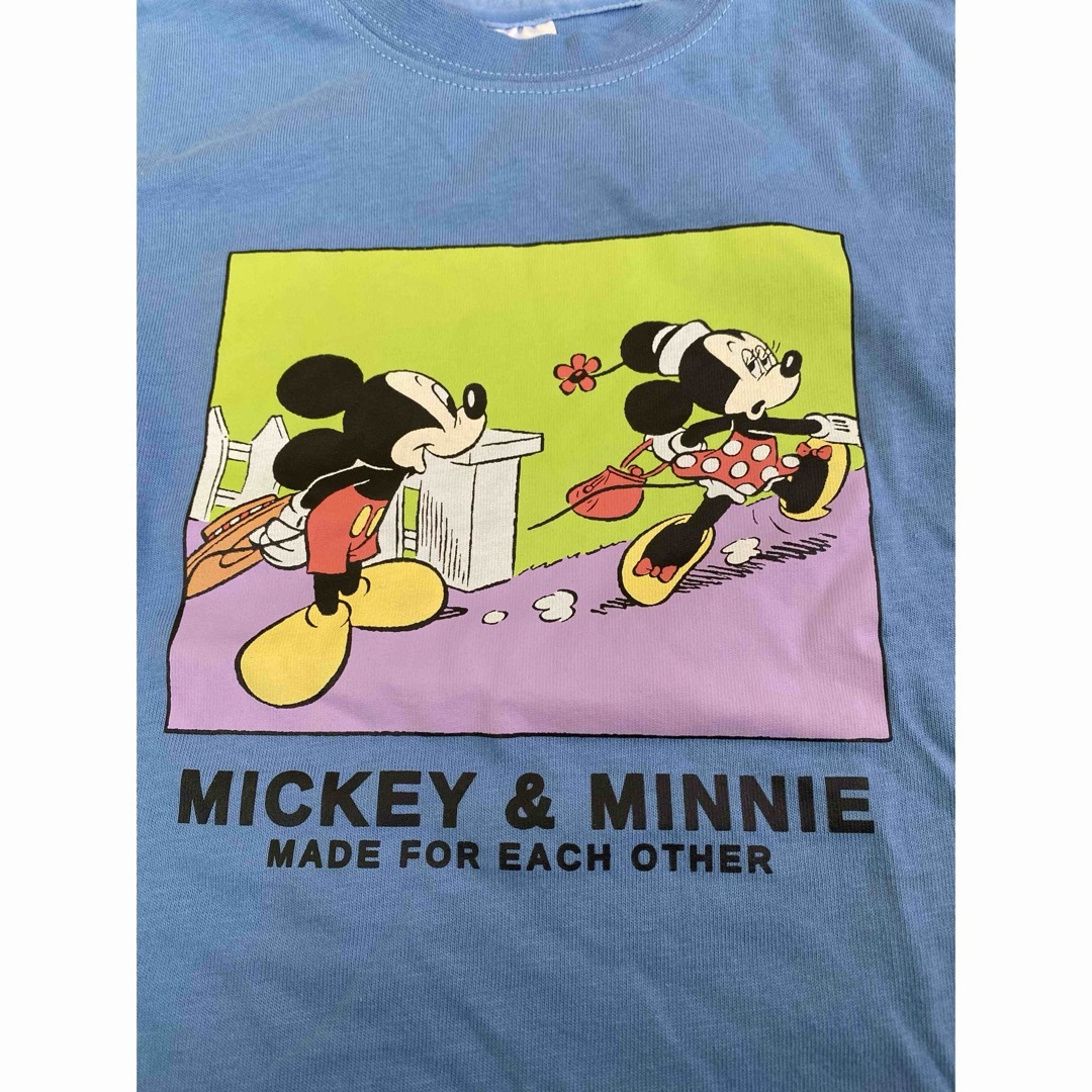 しまむら(シマムラ)のミッキー　ミニー　Tシャツ　半袖　リトルシー キッズ/ベビー/マタニティのキッズ服男の子用(90cm~)(Tシャツ/カットソー)の商品写真