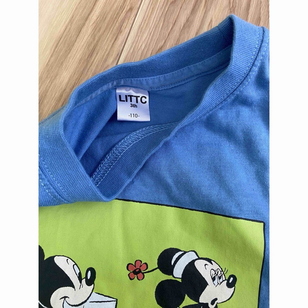 しまむら(シマムラ)のミッキー　ミニー　Tシャツ　半袖　リトルシー キッズ/ベビー/マタニティのキッズ服男の子用(90cm~)(Tシャツ/カットソー)の商品写真