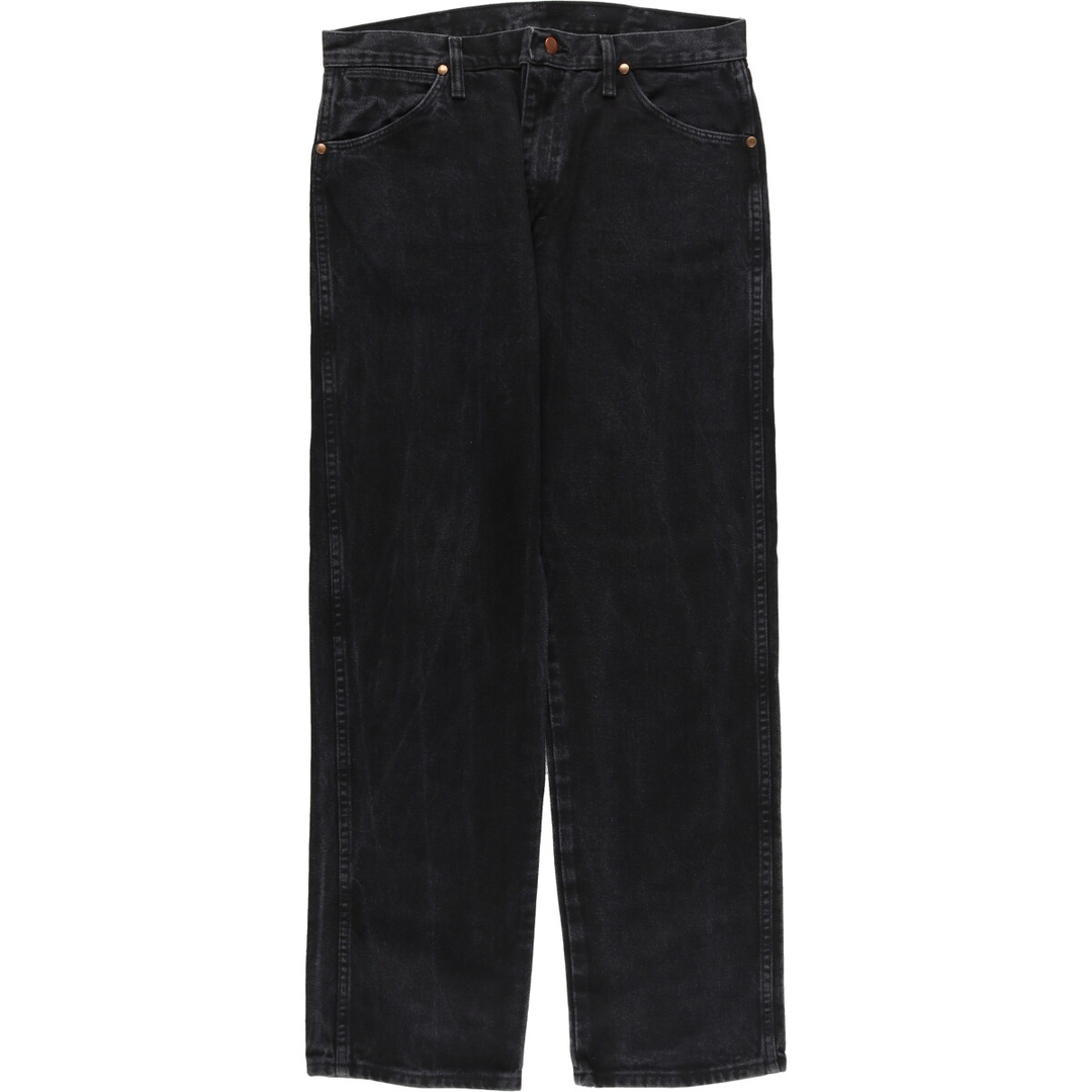 Wrangler(ラングラー)の古着 ラングラー Wrangler ブラックデニム ストレートデニムパンツ メンズw35 /eaa415491 メンズのパンツ(デニム/ジーンズ)の商品写真