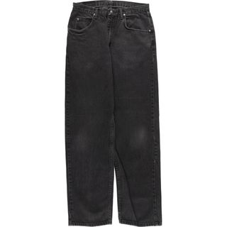 ラングラー(Wrangler)の古着 ラングラー Wrangler ブラックデニム ストレートデニムパンツ メンズw31 /eaa415494(デニム/ジーンズ)