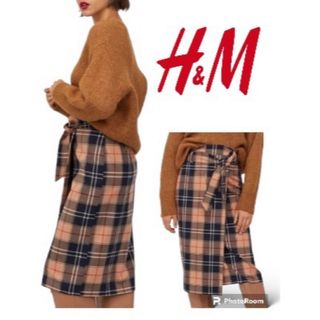 H&M - H&M ハイウエスト巻きスカート