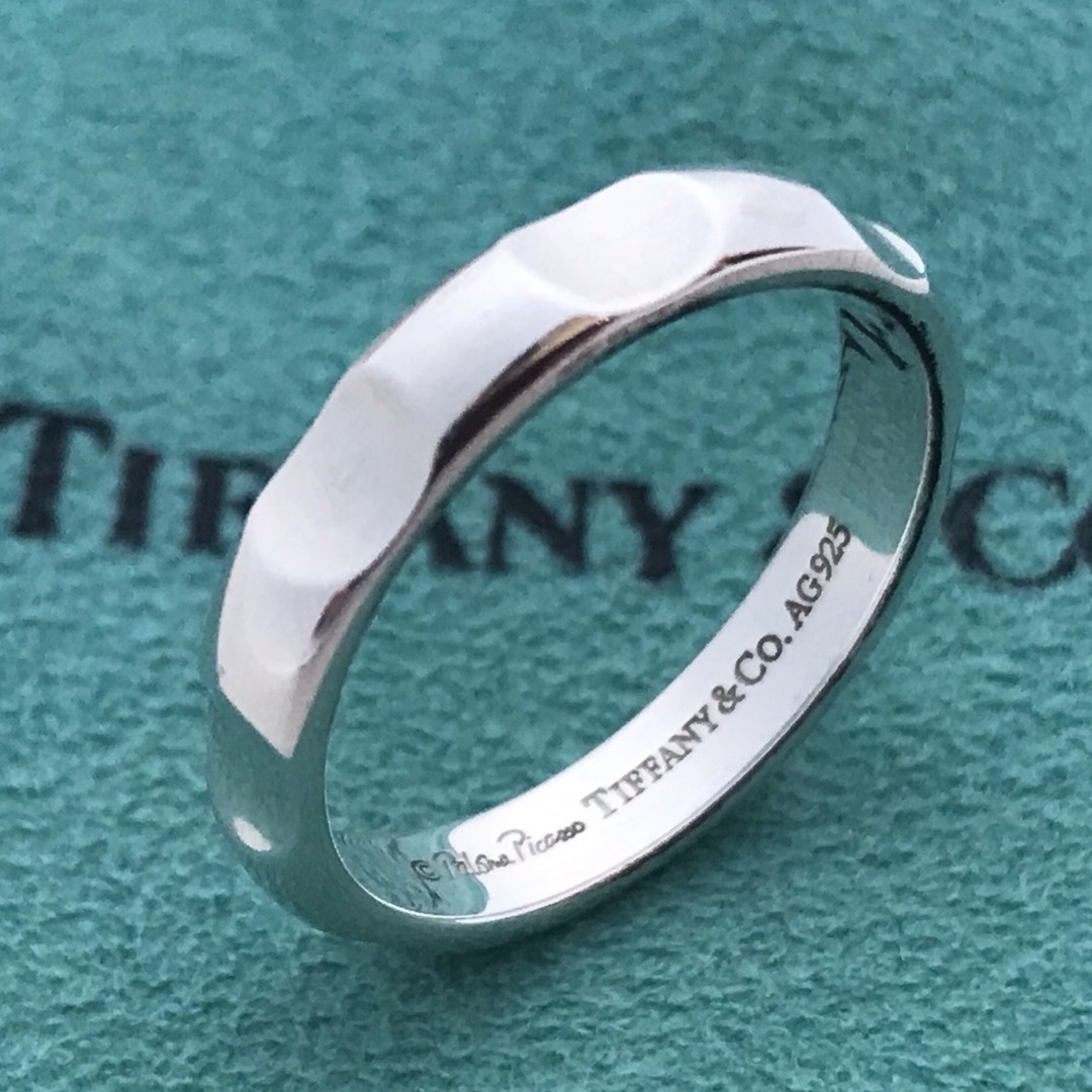 Tiffany & Co.(ティファニー)のTiffany パロマグルーブ　ナロー リング  17.5号美品 メンズのアクセサリー(リング(指輪))の商品写真