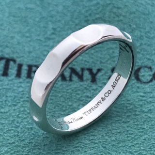 ティファニー(Tiffany & Co.)のTiffany パロマグルーブ　ナロー リング  17.5号美品(リング(指輪))